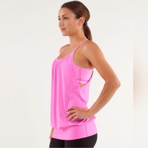 Lululemon No Limits Tank in Pow Pink